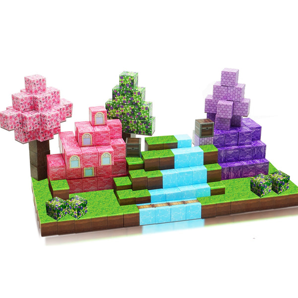 【Fantasy Dream】Magnetic Tiles Building Blocks STEM Toys | 2025 Fiction Collection | 60 PCS | 0.8"