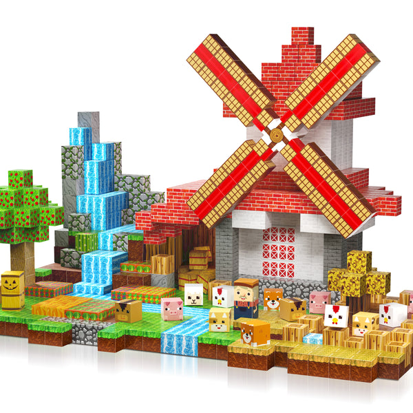 【Rural Farm】Magnetic Tiles Building Blocks STEM Toys - 2025 Village Collection