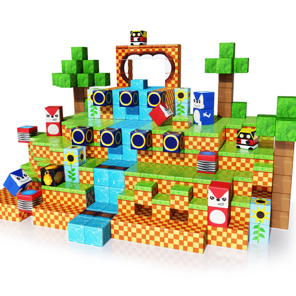 【Running Track】Magnetic Tiles Building Blocks STEM Toys - 2025 Fiction Collection