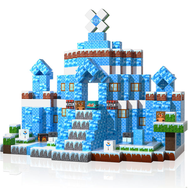 【Frost Zone】Magnetic Tiles Building Blocks STEM Toys - 2025 Village Collection